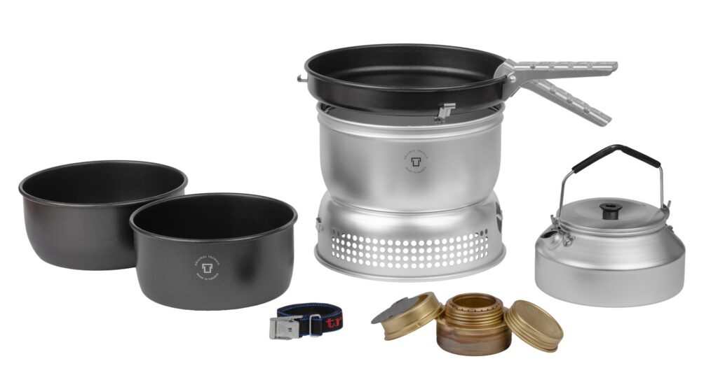 Trangia 27 Series Stove UL Kit - Add Gas Burner ( £40), Add Kettle ( £12), Add Multidisc ( £7), Add EVA Case ( £20