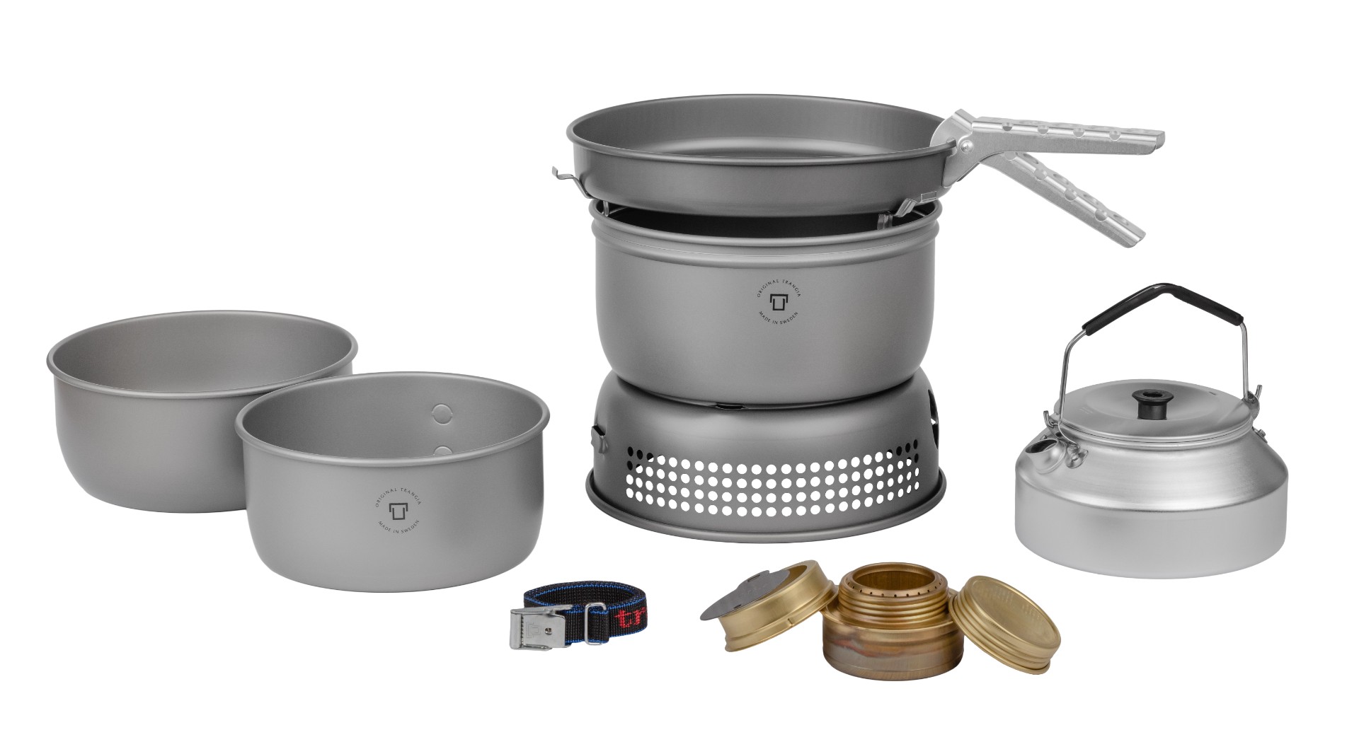New TRANGIA Aluminium 25-2 Cooker & Kettle Camping Cooking Equipment 